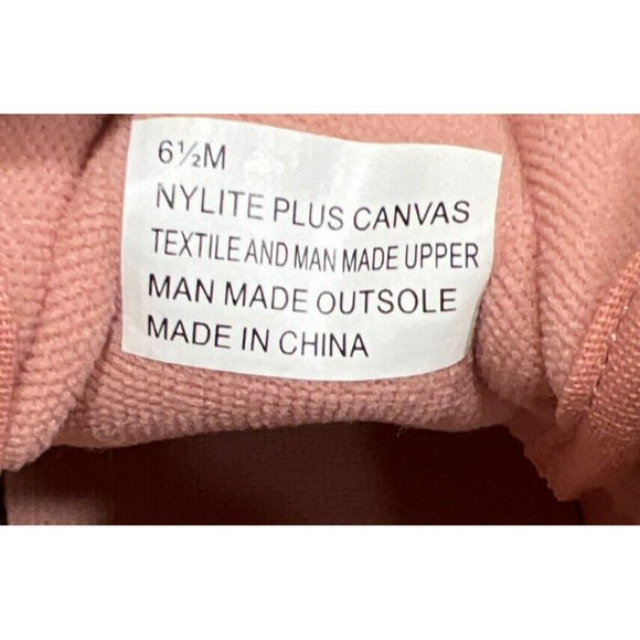 New Tretorn Sneakers Women's Coral Pink Nylite Plus Canvas Lace Tennis Shoes 6.5 - Picture 8 of 9